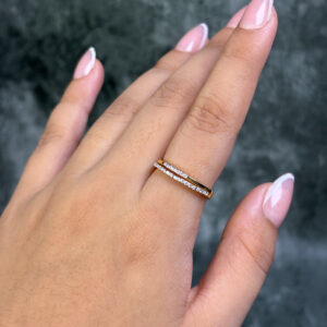 LAB GROWN DIAMOND RING ( 14KT GOLD)