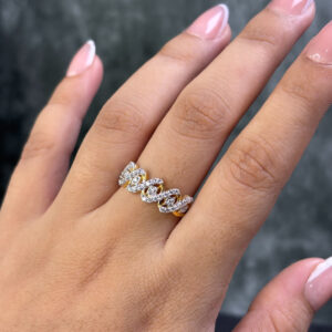 LAB GROWN DIAMOND RING ( 14KT GOLD)