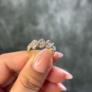 LAB GROWN DIAMOND RING ( 14KT GOLD)