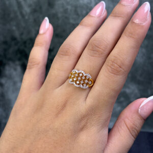 LAB GROWN DIAMOND RING ( 14KT GOLD)