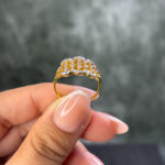 LAB GROWN DIAMOND RING ( 14KT GOLD) - Image 2