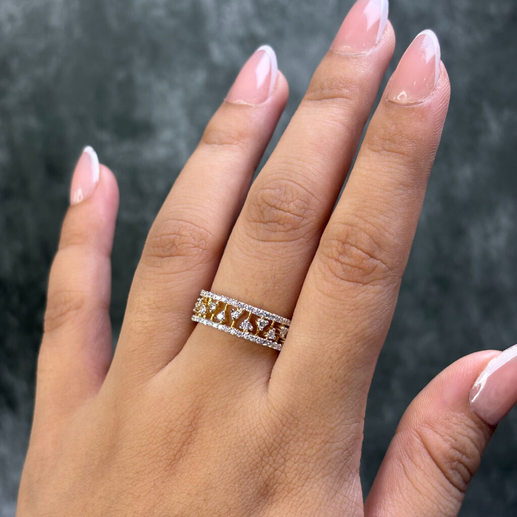 LAB GROWN DIAMOND RING ( 14KT GOLD)