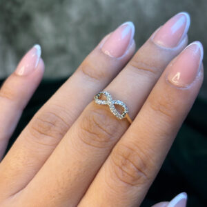 DIAMOND RING  ( 9KT GOLD)