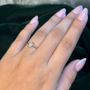 DIAMOND RING  ( 9KT GOLD)