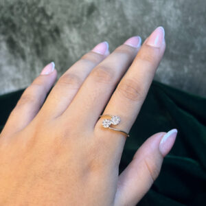 DIAMOND RING  ( 9KT GOLD)