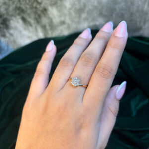DIAMOND RING  ( 9KT GOLD)