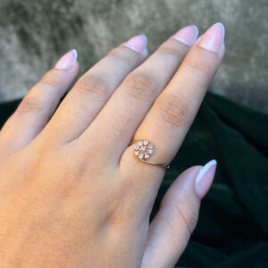 DIAMOND RING  ( 9KT GOLD)