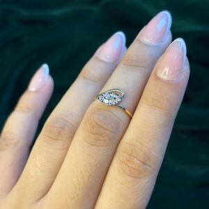 DIAMOND RING  ( 9KT GOLD)