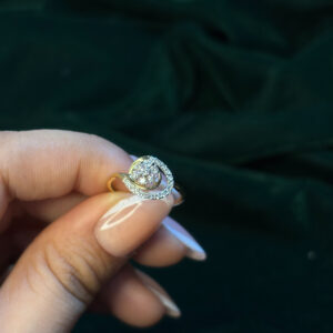DIAMOND RING  ( 9KT GOLD)