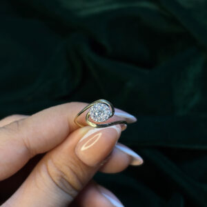 DIAMOND RING  ( 9KT GOLD)