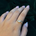 DIAMOND RING  ( 9KT GOLD)