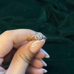 DIAMOND RING  ( 9KT GOLD)