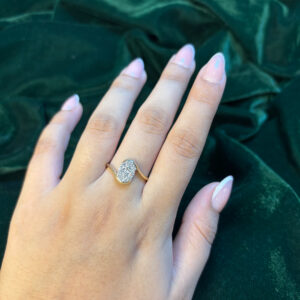 DIAMOND RING  ( 9KT GOLD)