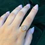 DIAMOND RING  ( 9KT GOLD)