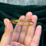 BABY BANGLE 9KT GOLD ( PAIR) - Image 2