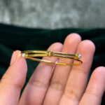 BABY BANGLE 9KT GOLD ( PAIR) - Image 2