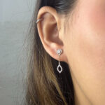 DIAMOND EARRING ( 9KT GOLD)