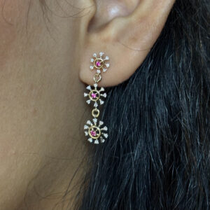 DIAMOND EARRING ( 9KT GOLD)