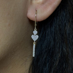 DIAMOND EARRING (9KT GOLD)