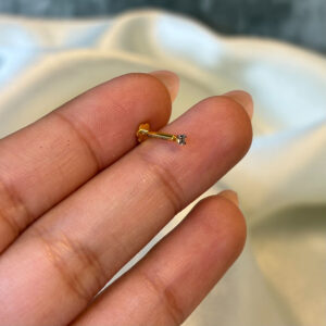 DIAMOND NOSE PIN ( 14KT GOLD)
