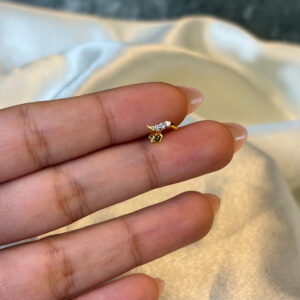 DIAMOND NOSE PIN ( 14KT GOLD)
