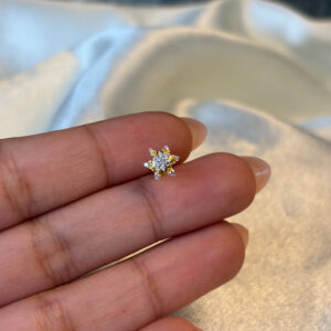 DIAMOND NOSE PIN ( 14KT GOLD)
