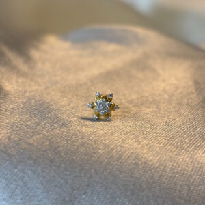DIAMOND NOSE PIN ( 14KT GOLD)