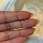 DIAMOND NOSE PIN ( 14KT GOLD)