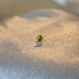 DIAMOND NOSE PIN ( 14KT GOLD)