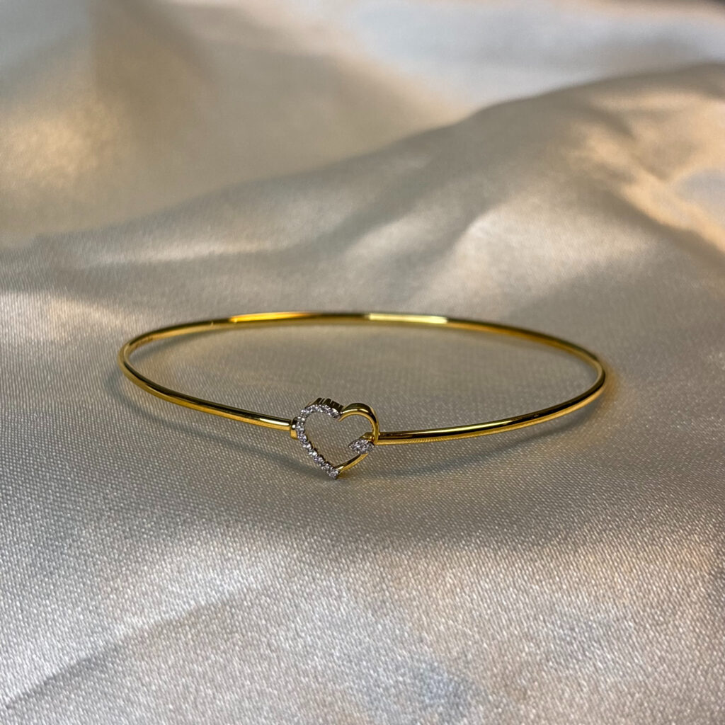 DIAMOND BANGLE (9KT GOLD) - Image 3