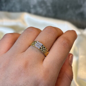 DIAMOND RING ( 9KT GOLD)