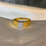 DIAMOND RING ( 9KT GOLD) - Image 3