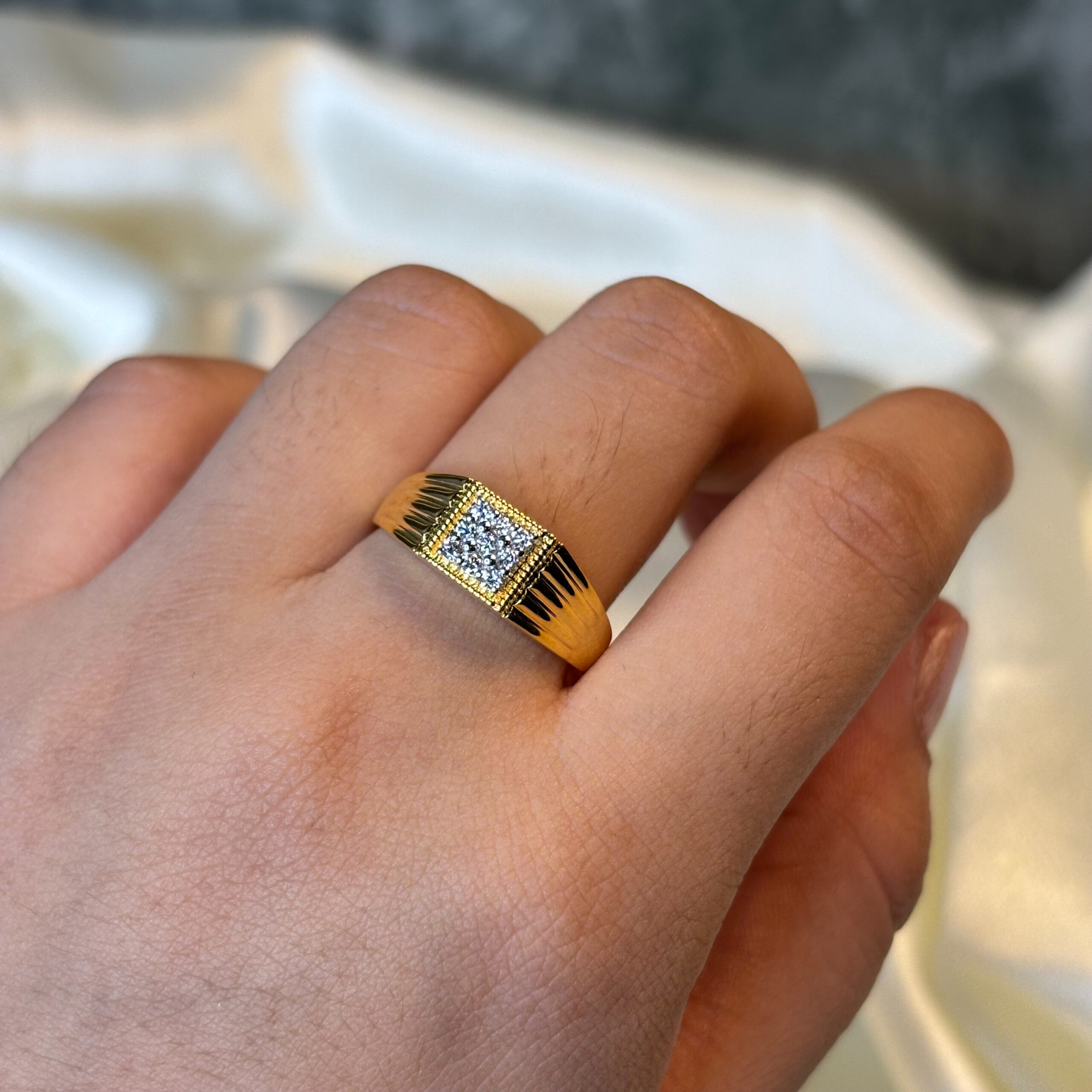 IMG_4756 DIAMOND RING ( 9KT GOLD) - Image 1