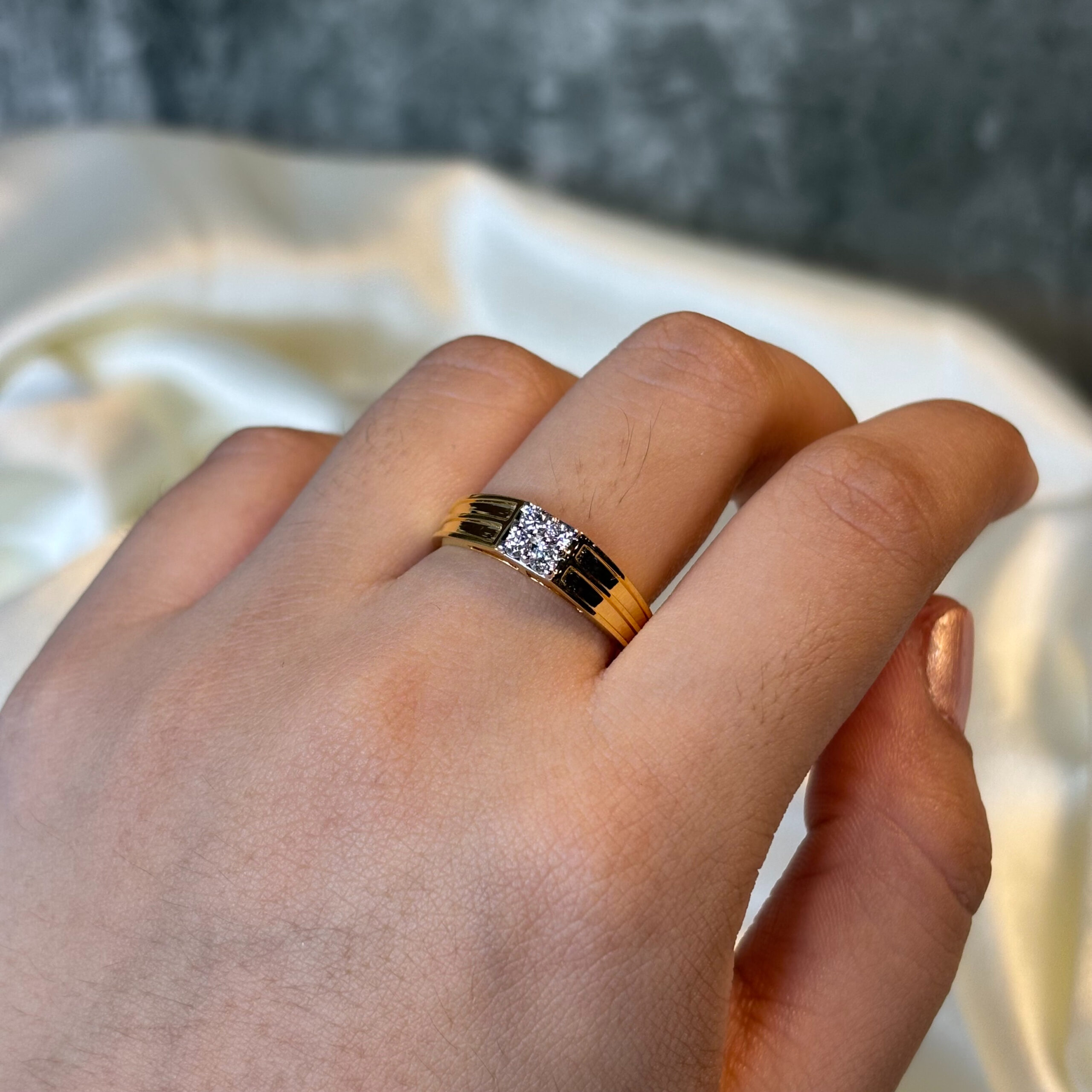 IMG_4766 DIAMOND RING ( 9KT GOLD) - Image 1