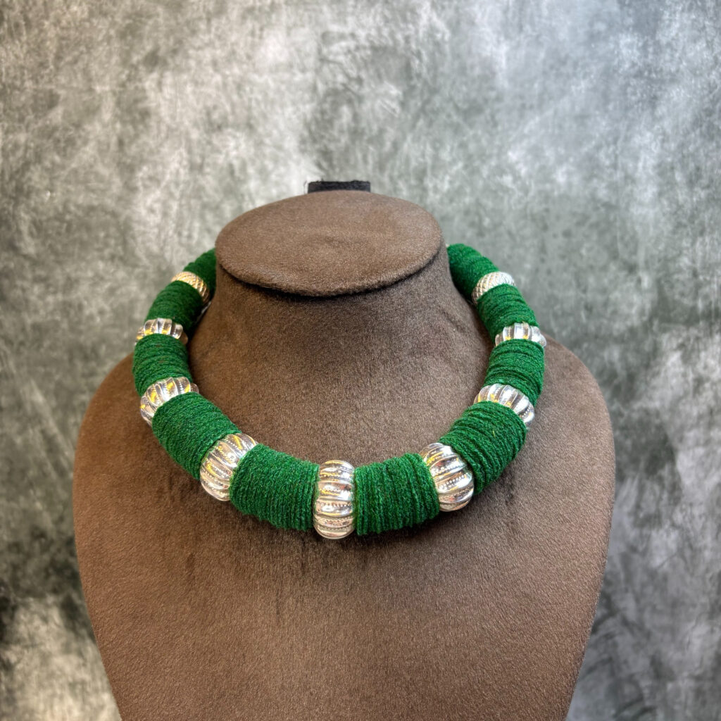 GREEN KANTHA (925 SILVER)