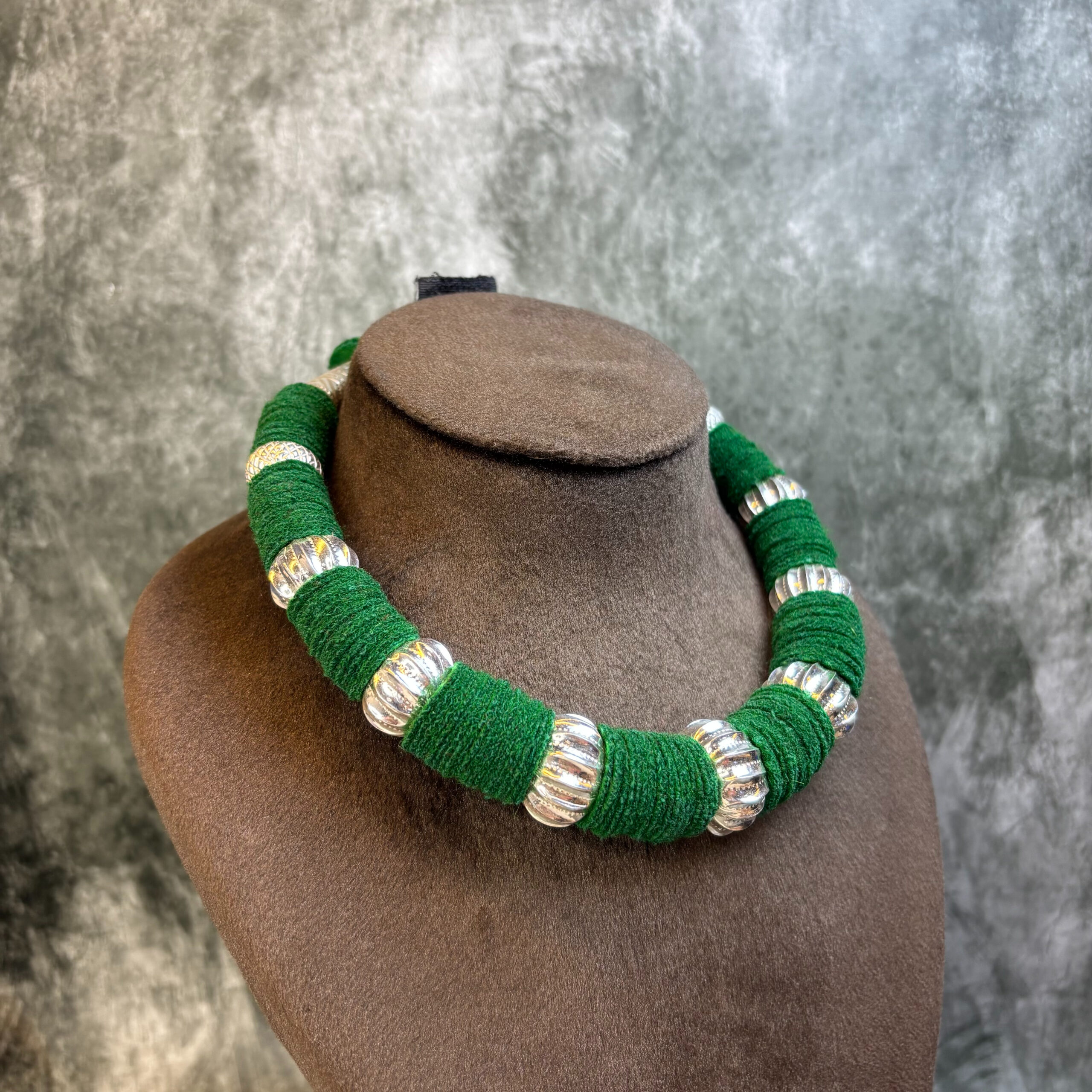 GREEN KANTHA (925 SILVER)