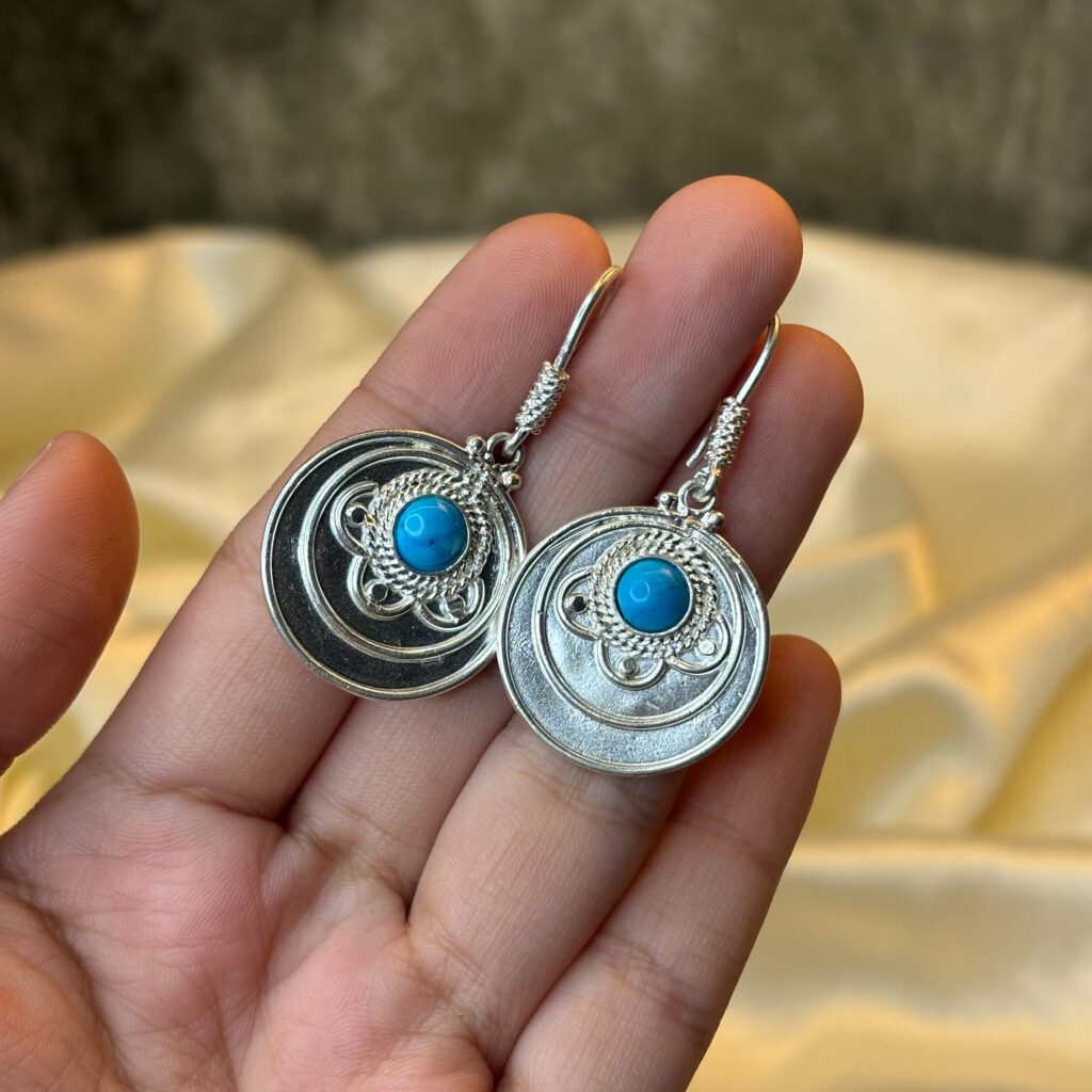 TRADITIONAL EARRINGS ( 925 SILVER) - Image 3