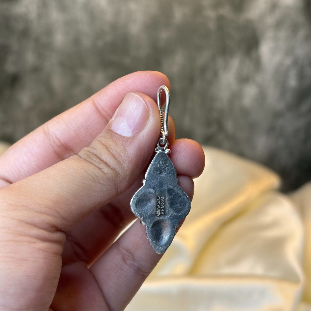 TRADITIONAL EARRINGS ( 925 SILVER) - Image 2