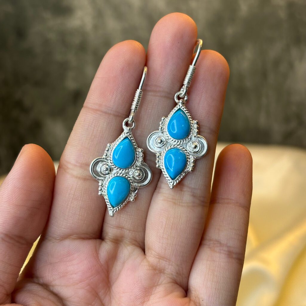 TRADITIONAL EARRINGS ( 925 SILVER) - Image 3