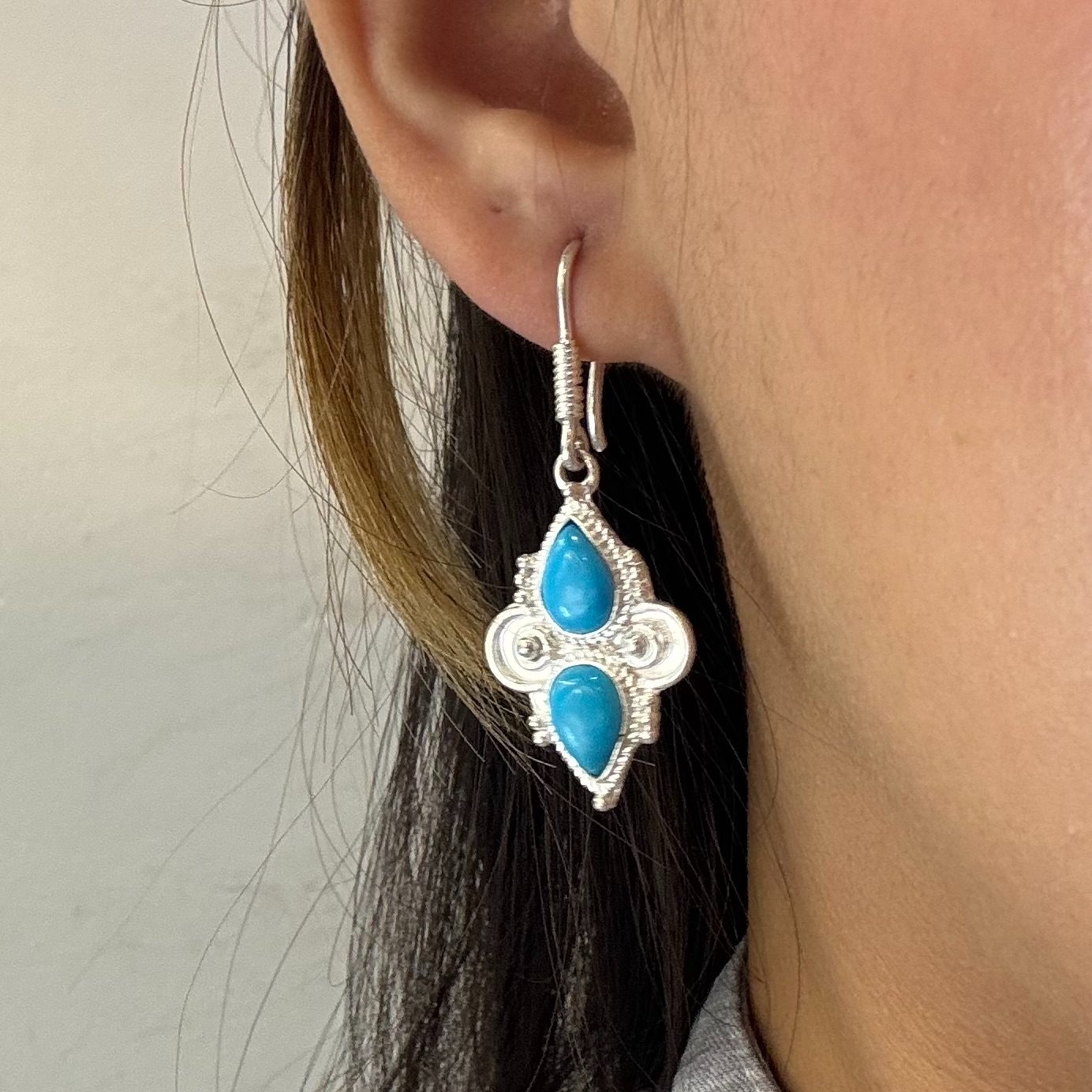 TRADITIONAL EARRINGS ( 925 SILVER)