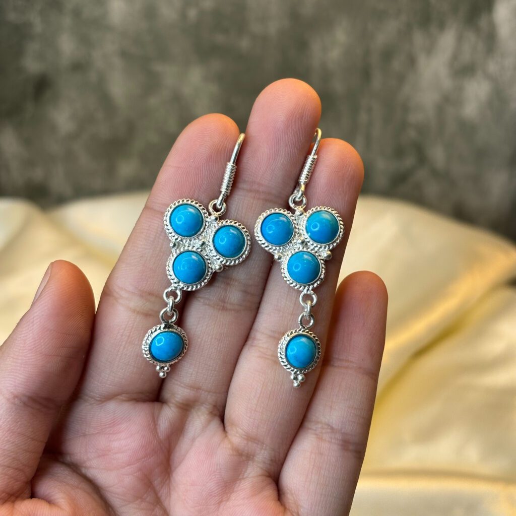 TRADITIONAL EARRINGS ( 925 SILVER) - Image 3