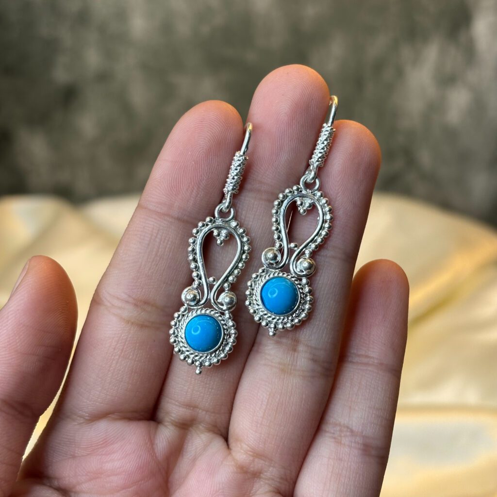 TRADITIONAL EARRINGS ( 925 SILVER) - Image 2