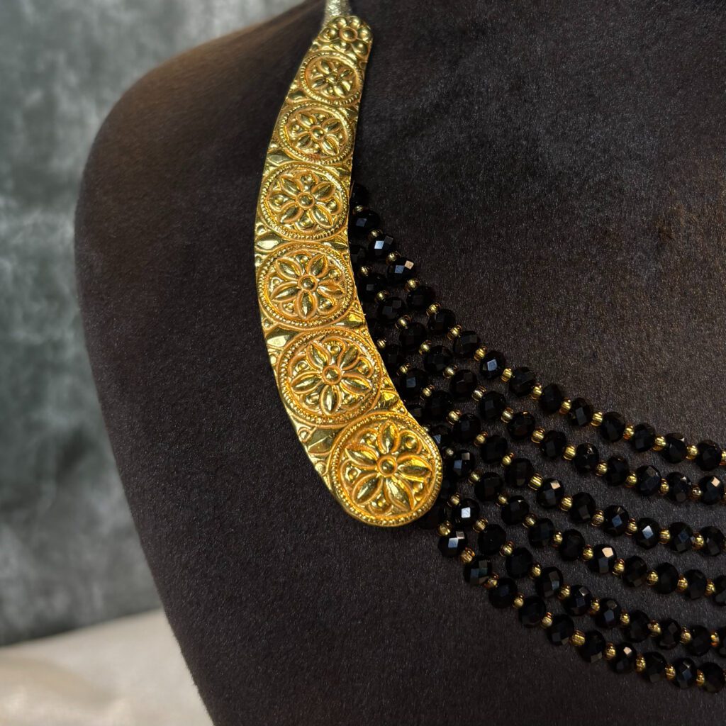 CHOKER CRYSTAL HAAR ( 24KT GOLD) - Image 2