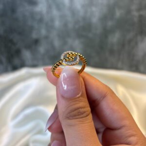 LADIES RING ( 18KT GOLD) - Image 3